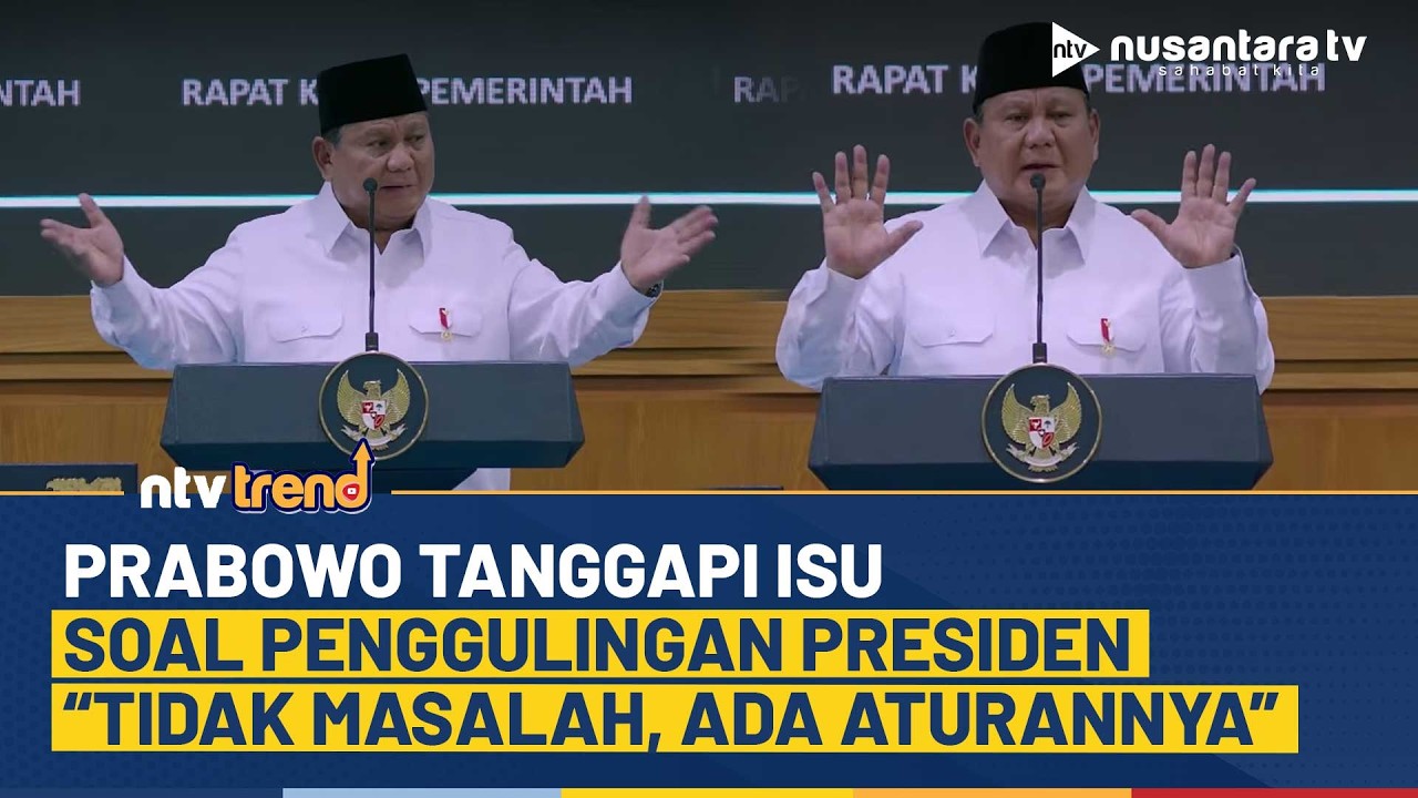 Isu Penggulingan Presiden Muncul, Reaksi Pemerintah Dan Publik